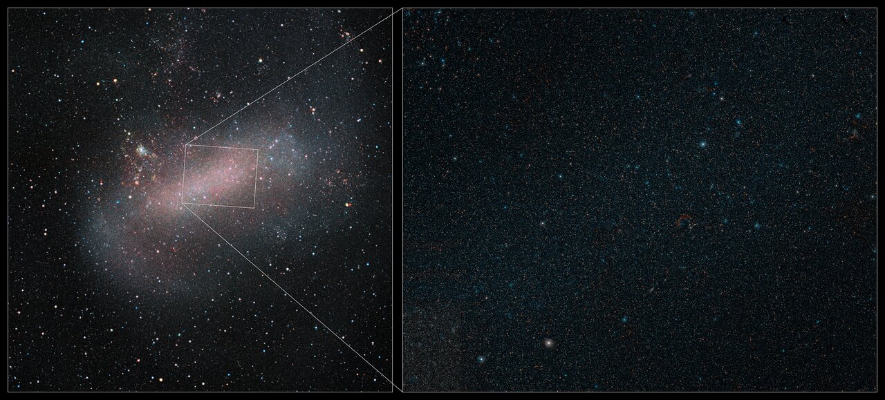 A starry night, in another galaxy