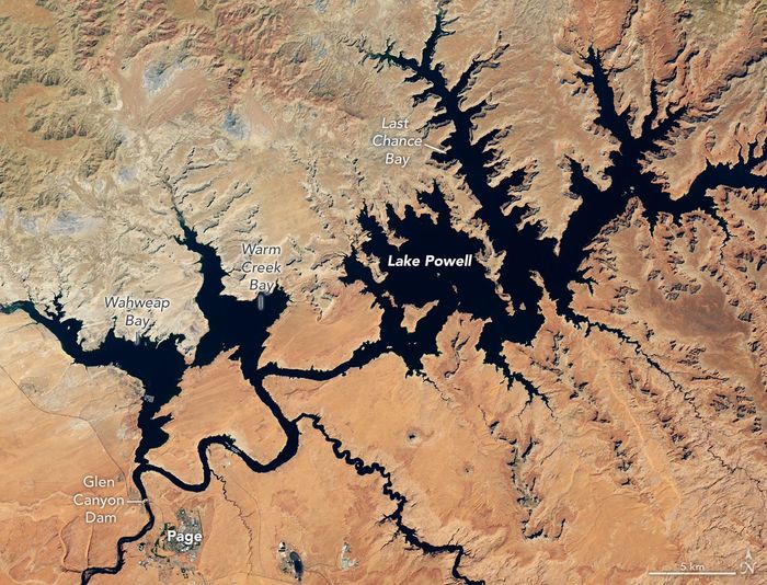 Lake Powell Drops to Record-Low Levels